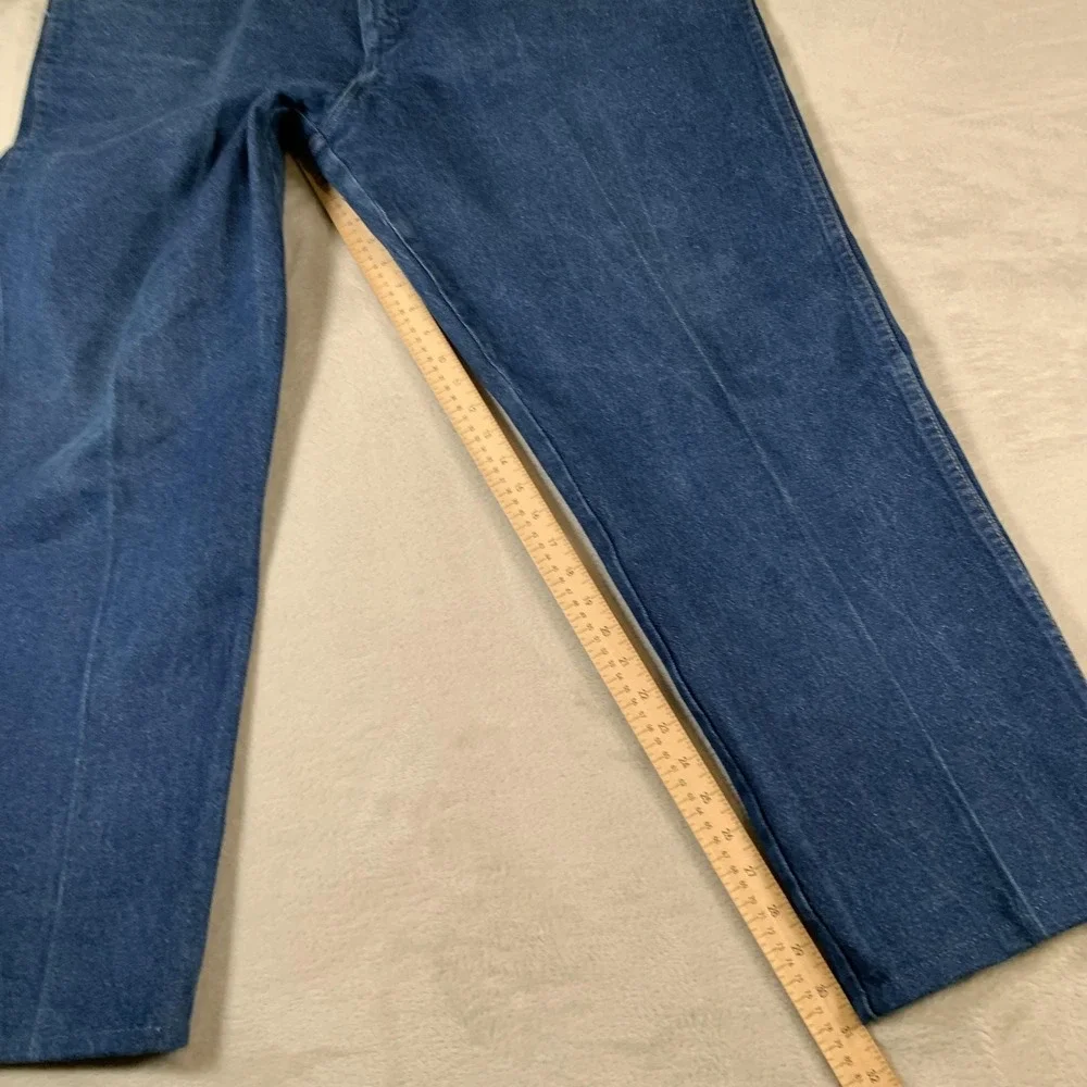 Wrangler Jeans Mens 42x34(42x31) Relaxed Blue Denim Classic Straight Leg‎ Pants